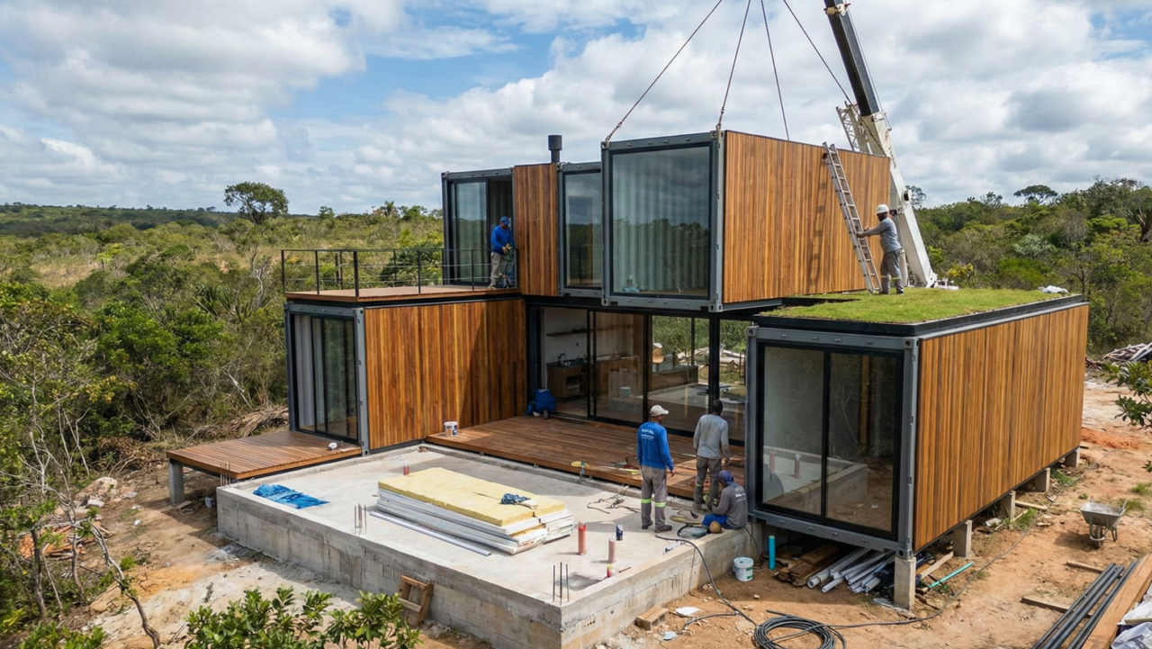 Casa container no Brasil: quanto custa e quais problemas quase não contam