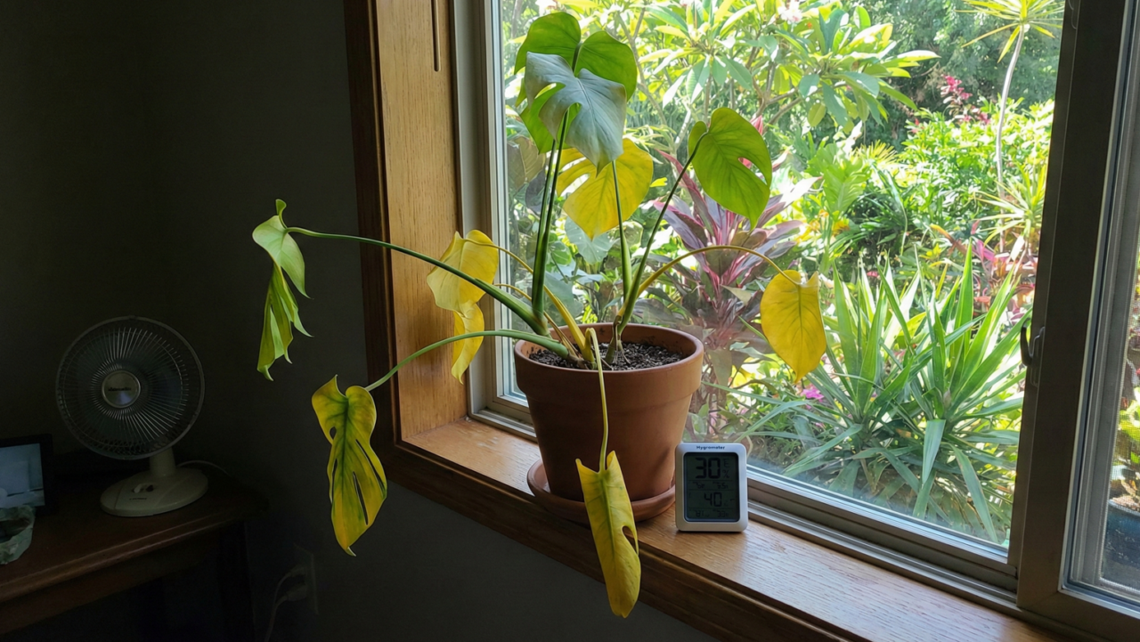 Por que plantas saudáveis fora de casa sofrem quando vão para ambientes internos