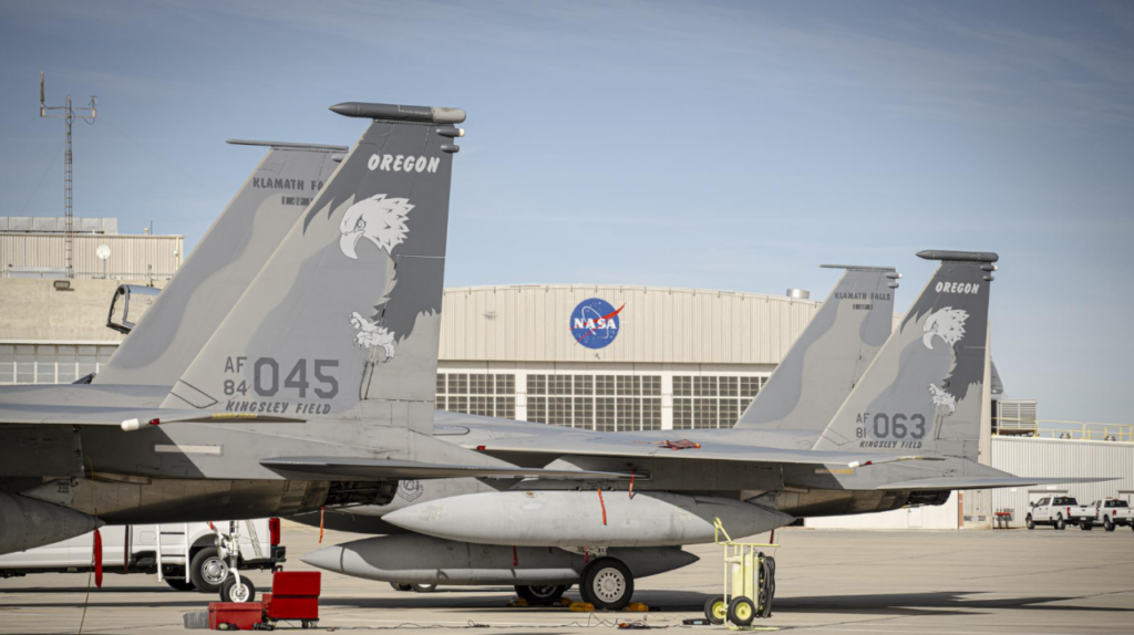 NASA incorpora caças F-15 à sua frota para apoiar testes supersônicos do projeto X-59