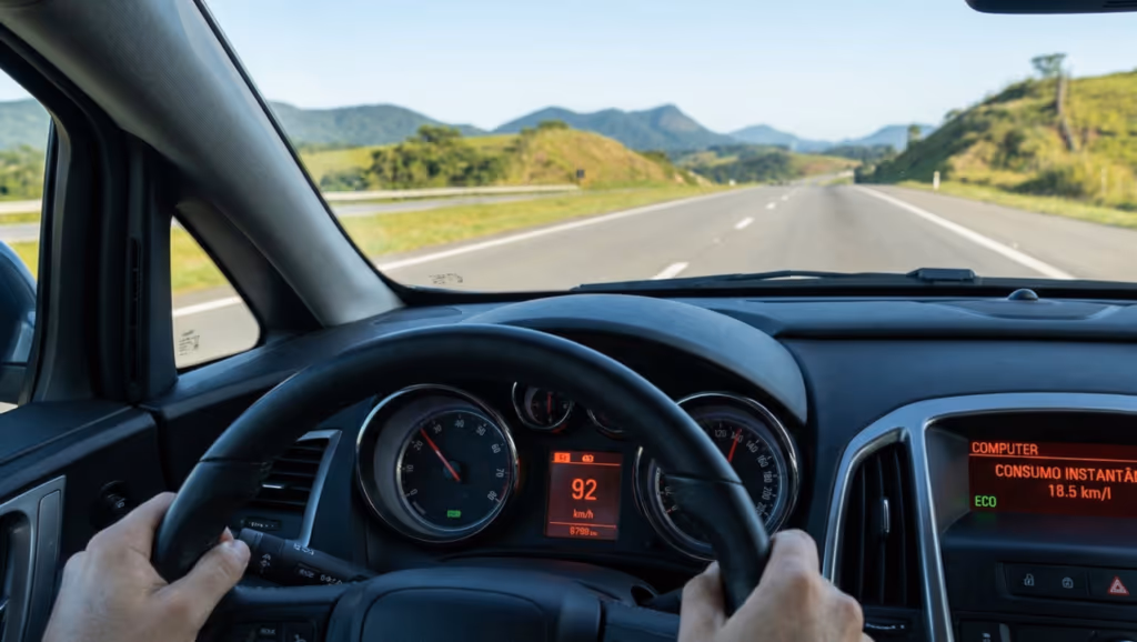 Adeus consumo alto: essa é a velocidade que faz o carro render mais combustível