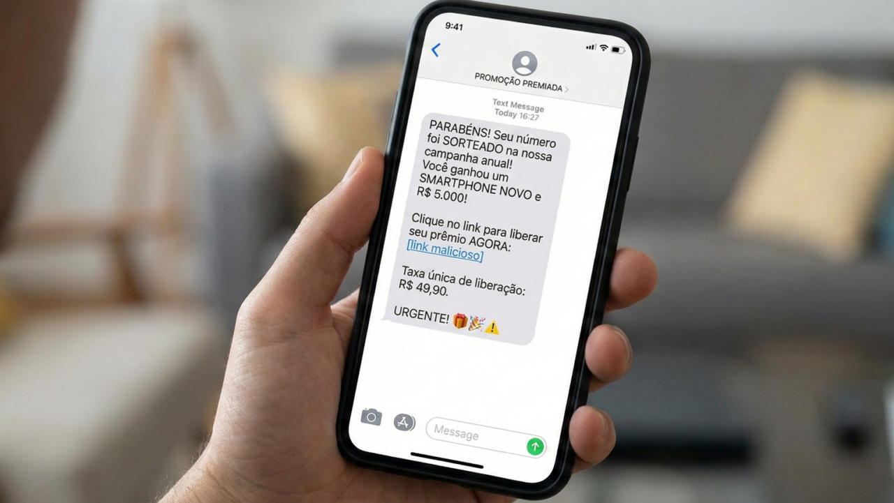 O falso prêmio que parece inofensivo, mas já causou prejuízos silenciosos em todo o país