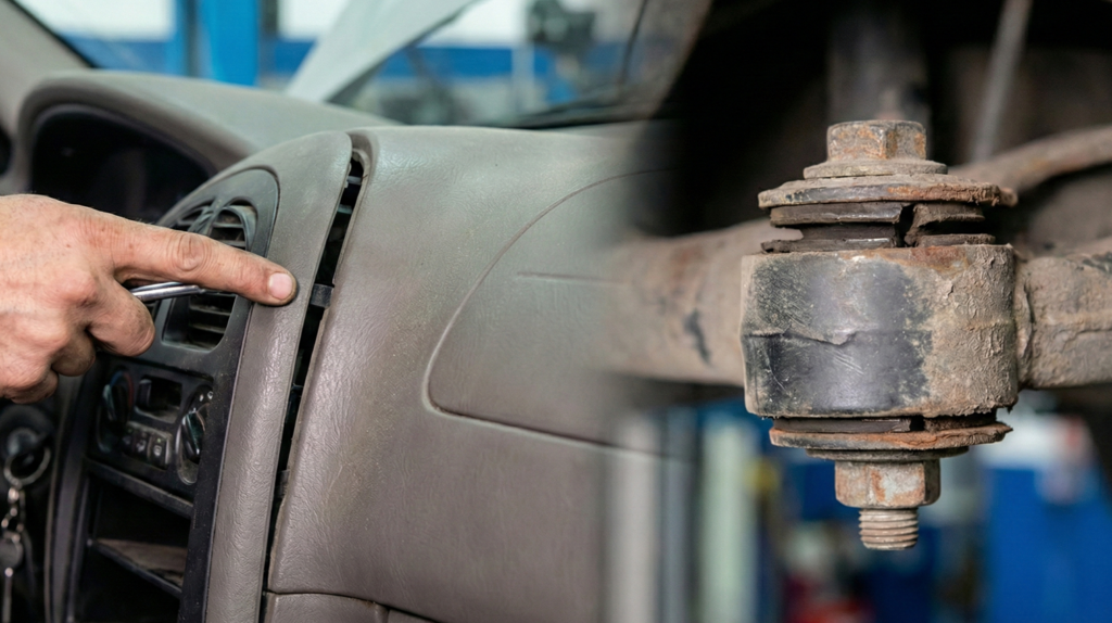 Folgas e batidas secas se tornam comuns em carros mais usados