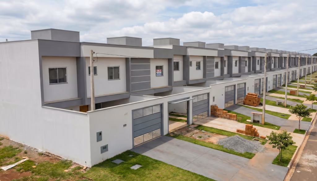 Por que casas geminadas estão dominando bairros novos no Brasil e mudando o jeito de morar