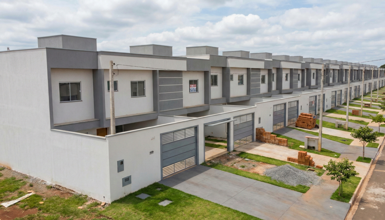 Por que casas geminadas estão dominando bairros novos no Brasil e mudando o jeito de morar