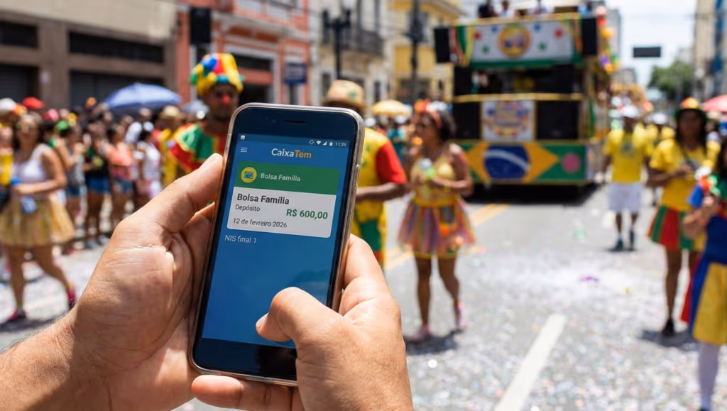 Quem recebe o Bolsa Família antes do Carnaval 2026 e como fica o calendário