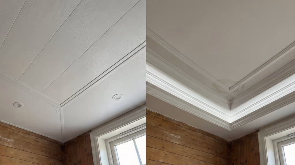 Forro de PVC ou gesso: qual realmente sai mais barato depois de alguns anos