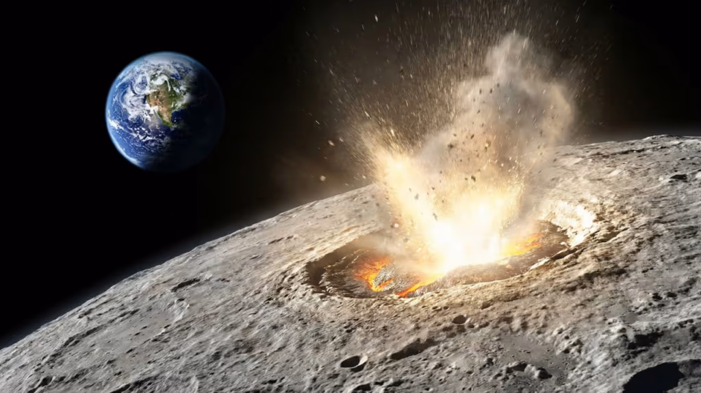 O que pode acontecer na Terra se um asteroide atingir a Lua nos próximos anos