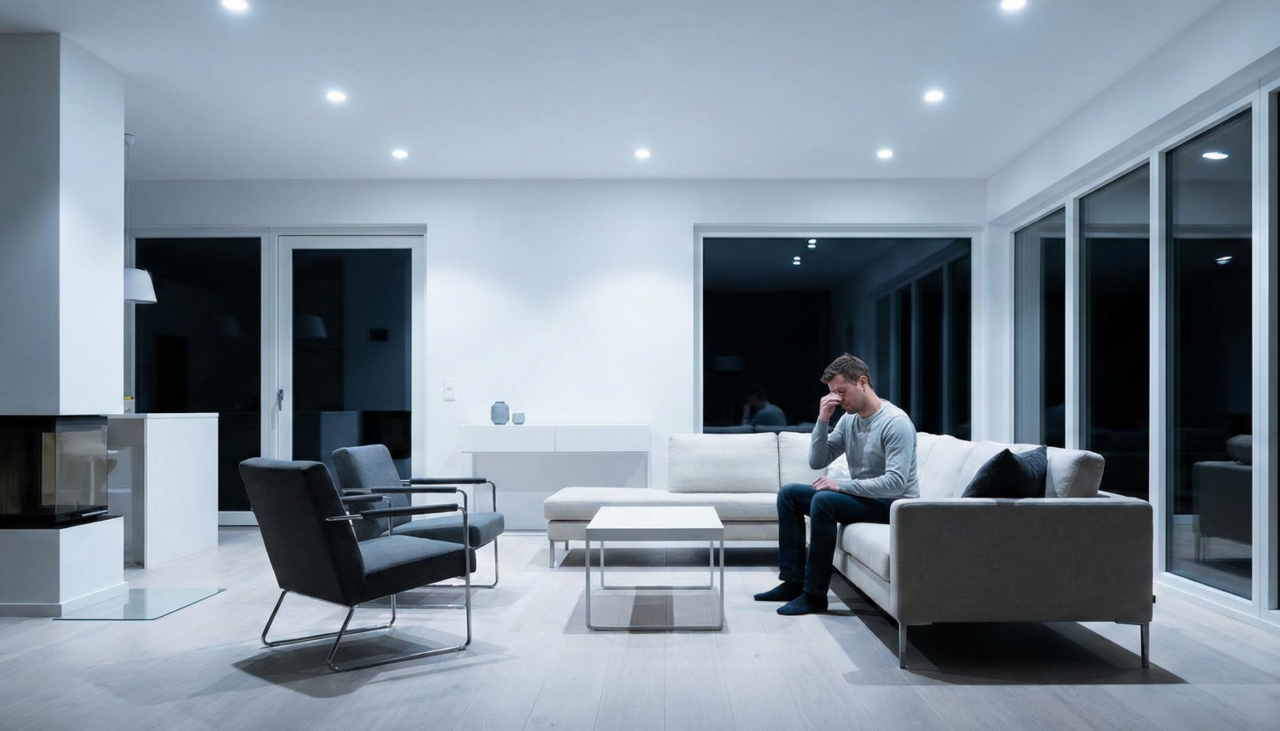 O erro de iluminação que deixa a casa bonita, moderna e silenciosamente cansativa de morar