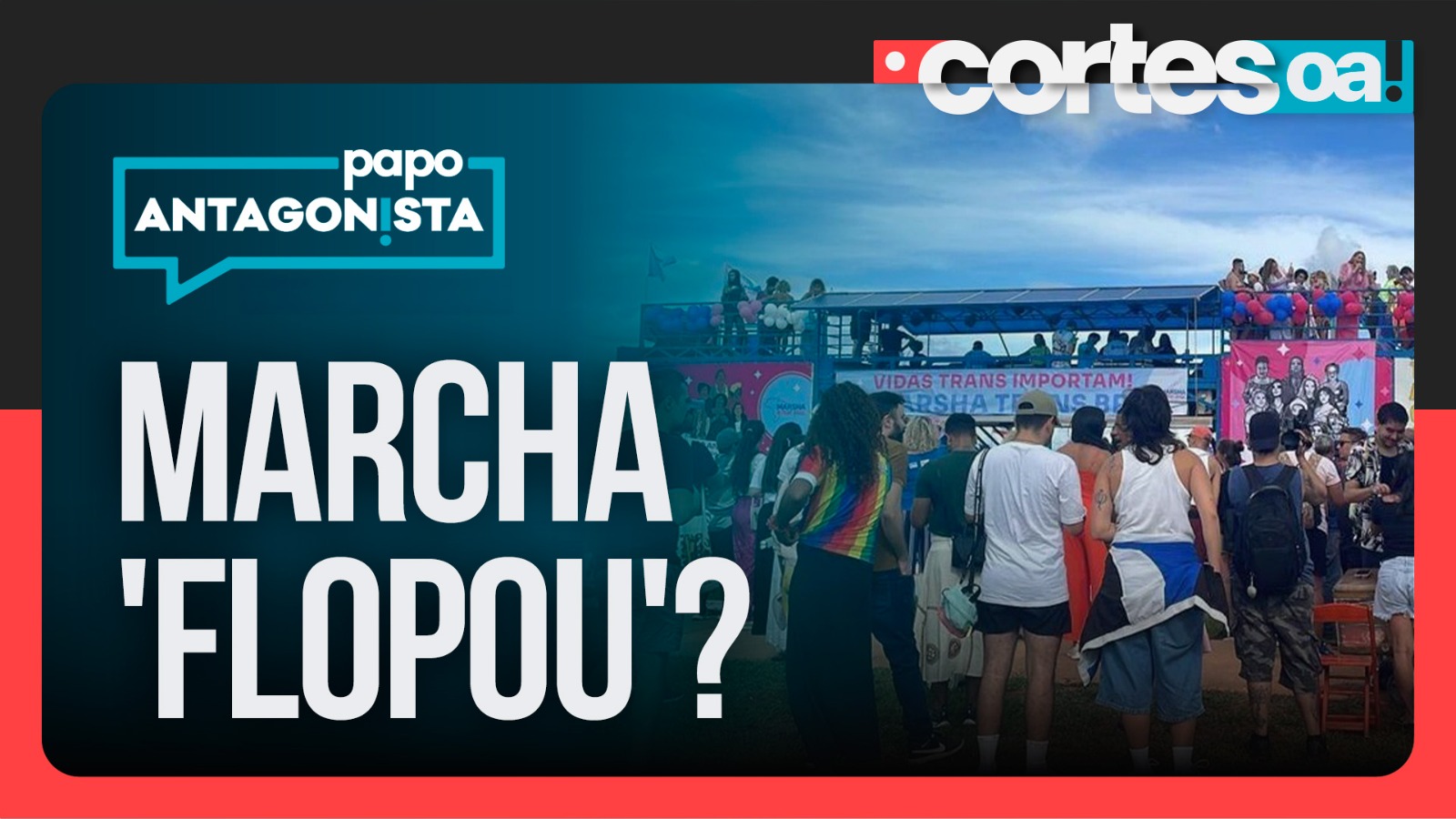 O ato esvaziado com Erika Hilton em Brasília