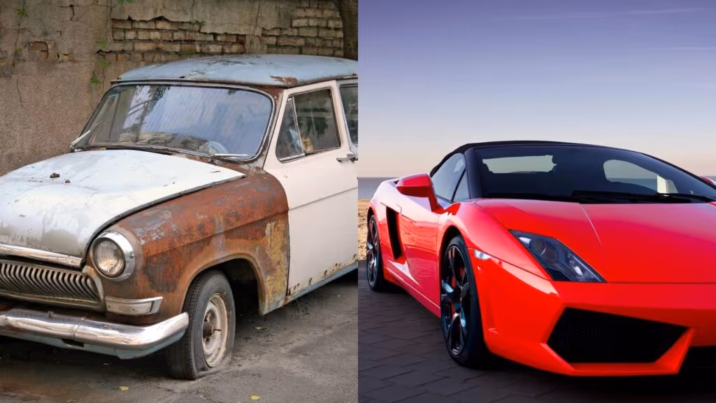 O que acontece quando você compara um carro de 1 dólar com outro de 100 milhões