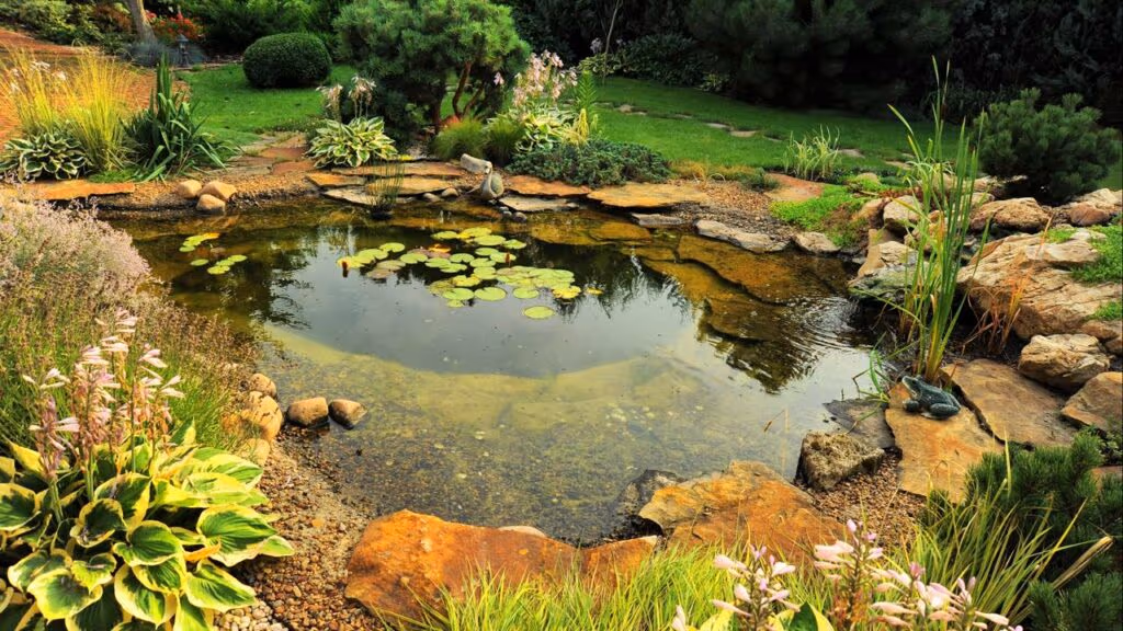 Ele cavou 55 m³ de lama com as próprias mãos e criou uma piscina natural que parece um lago de filme
