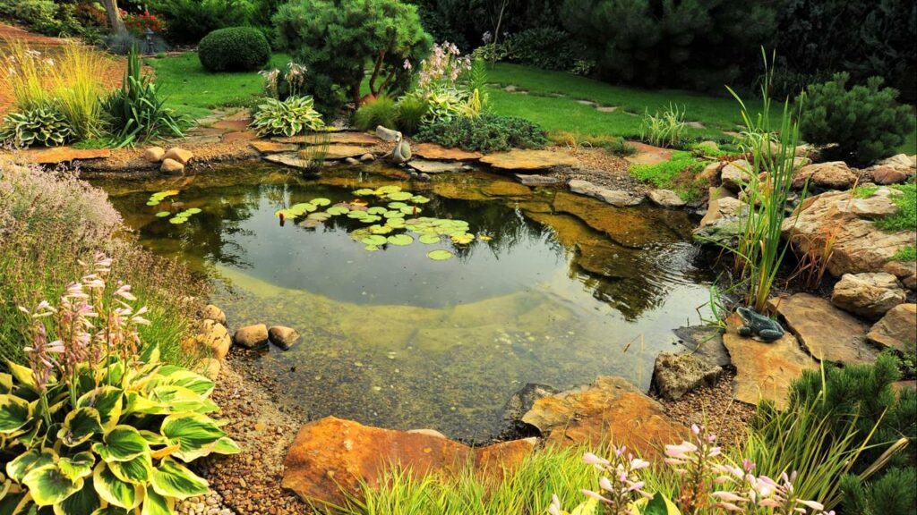 Ele cavou 55 m³ de lama com as próprias mãos e criou uma piscina natural que parece um lago de filme