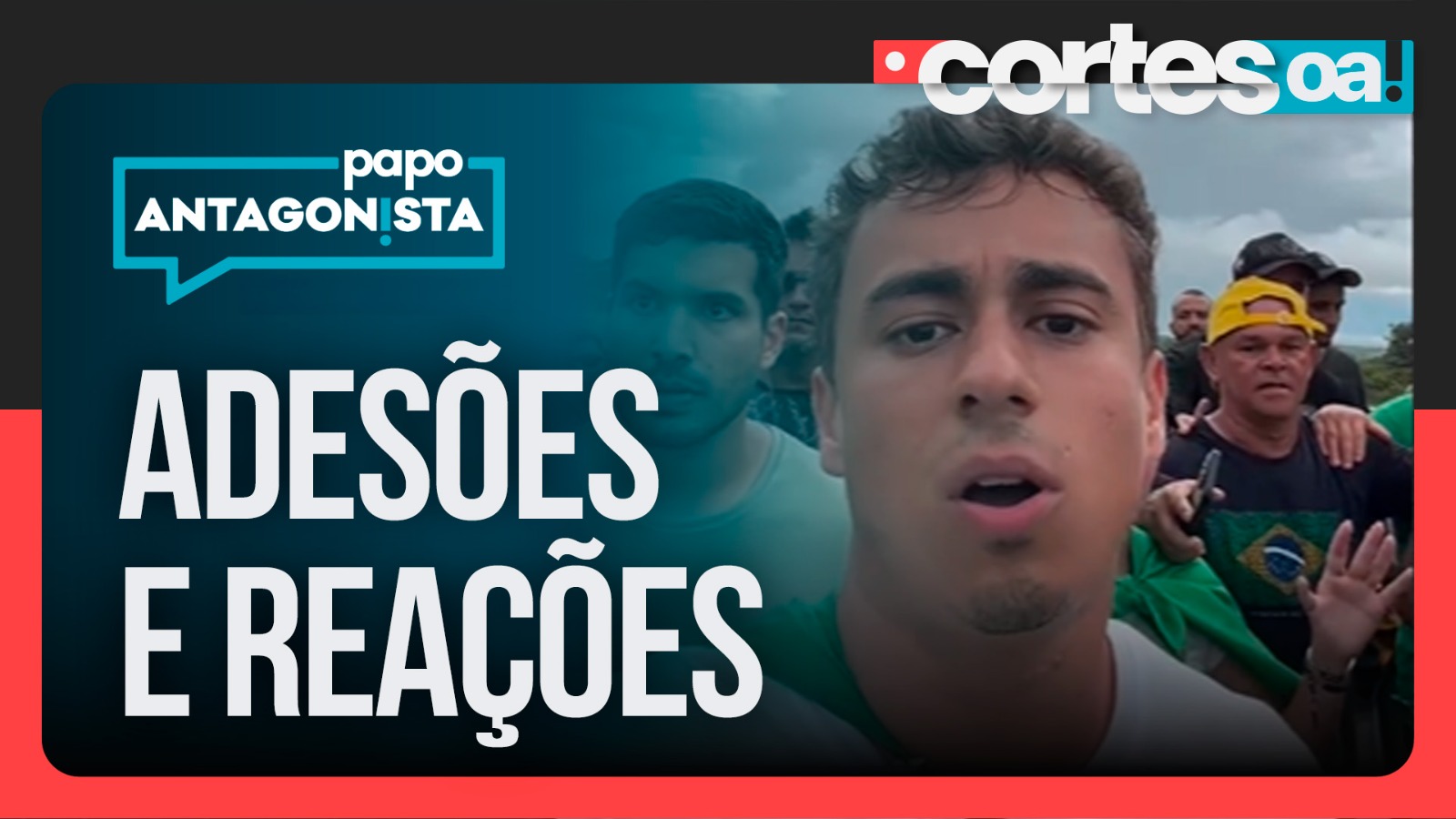 O balanço da caminhada liderada por Nikolas