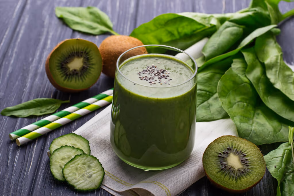 8 sucos verdes e seus benefícios para a saúde
