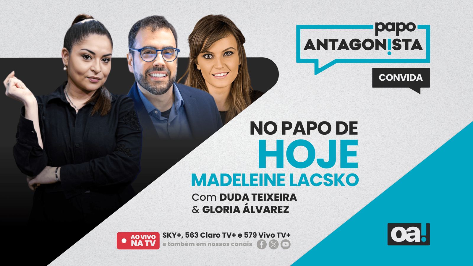 Papo Antagonista: Entrevista com Gloria Álvarez/Fachin defende Toffoli