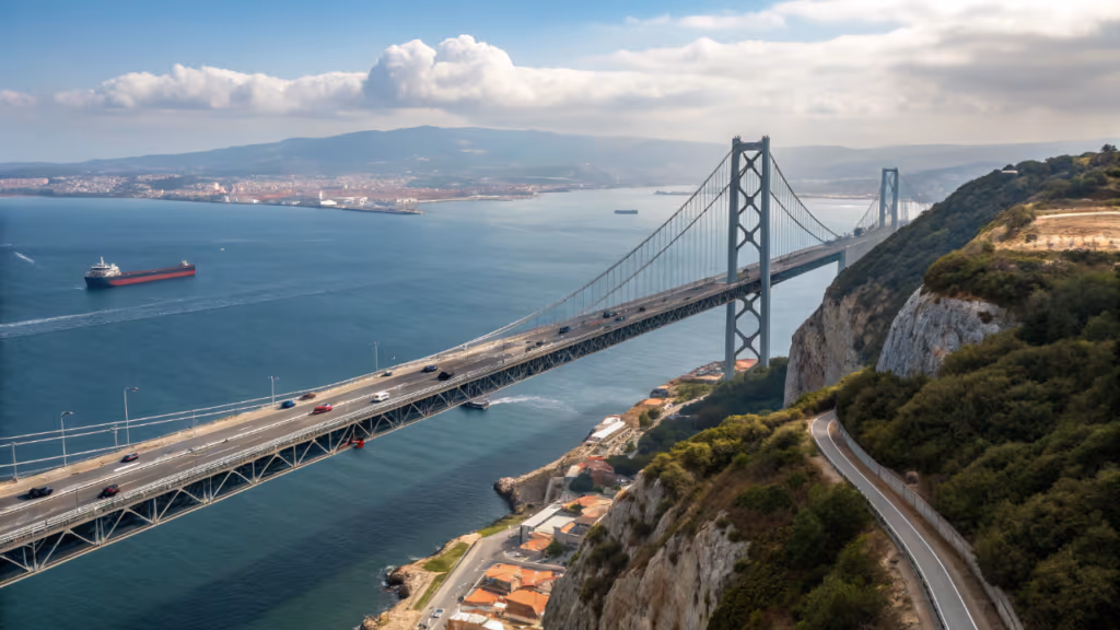 Apenas 14 km separam dois continentes, mas ninguém consegue construir essa ponte