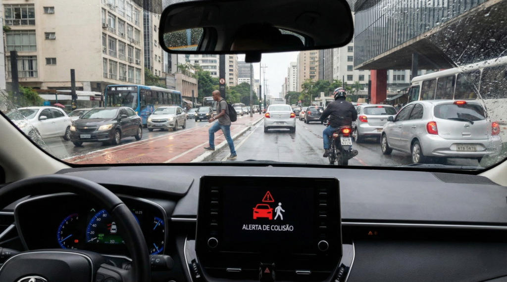 Tecnologia ADAS pode reduzir acidentes urbanos drasticamente e já está mudando a segurança no trânsito