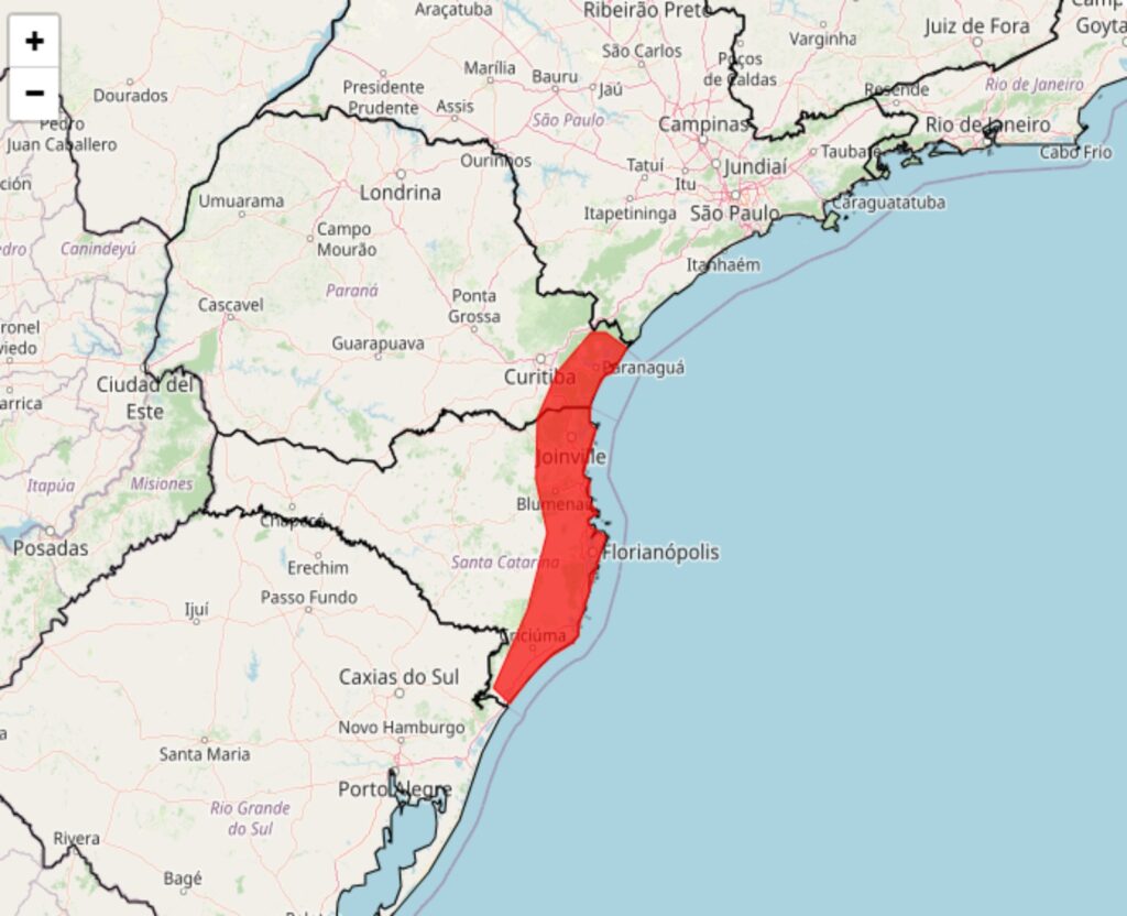 Alerta Inmet para forte chuvas com acumulado nos dias 20 e 21, veja as regiões