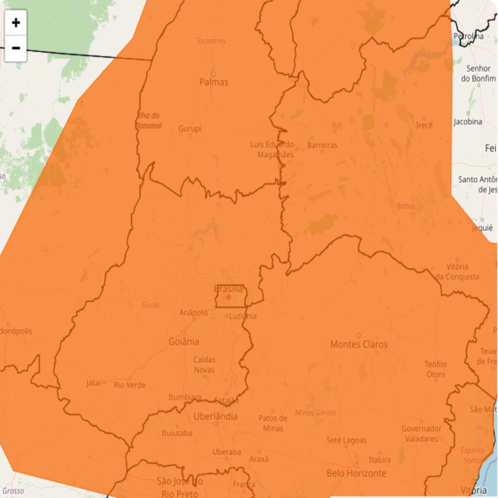 Alerta do Inmet para forte chuvas entre os dias 23 e 27, veja as regiões