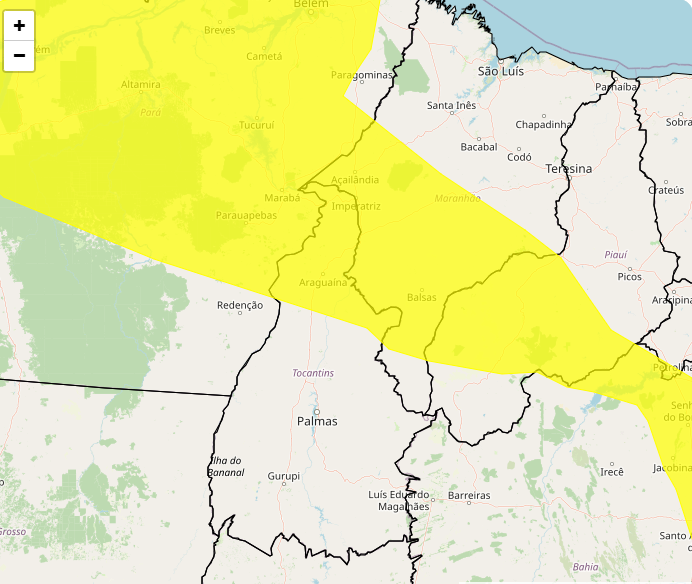 Alerta do Inmet para fortes chuvas nos dias 01 e 02, veja as regiões