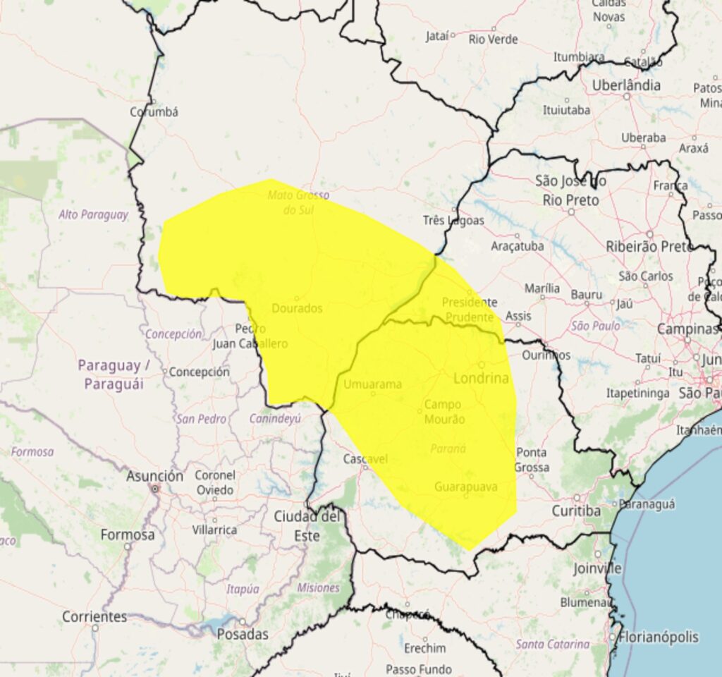 Alerta do Inmet para o risco de tempestade neste domingo, 0103; veja as regiões