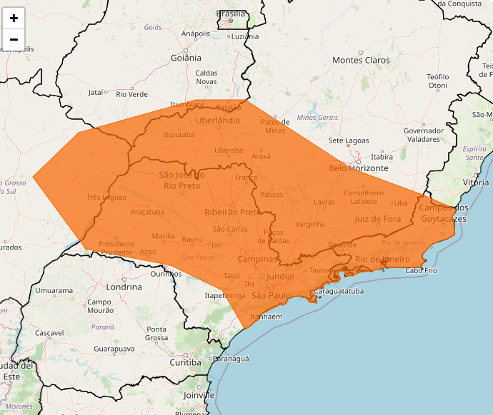 Alerto Inmet para fortes chuvas nos dias 08 e 09, veja as regiões
