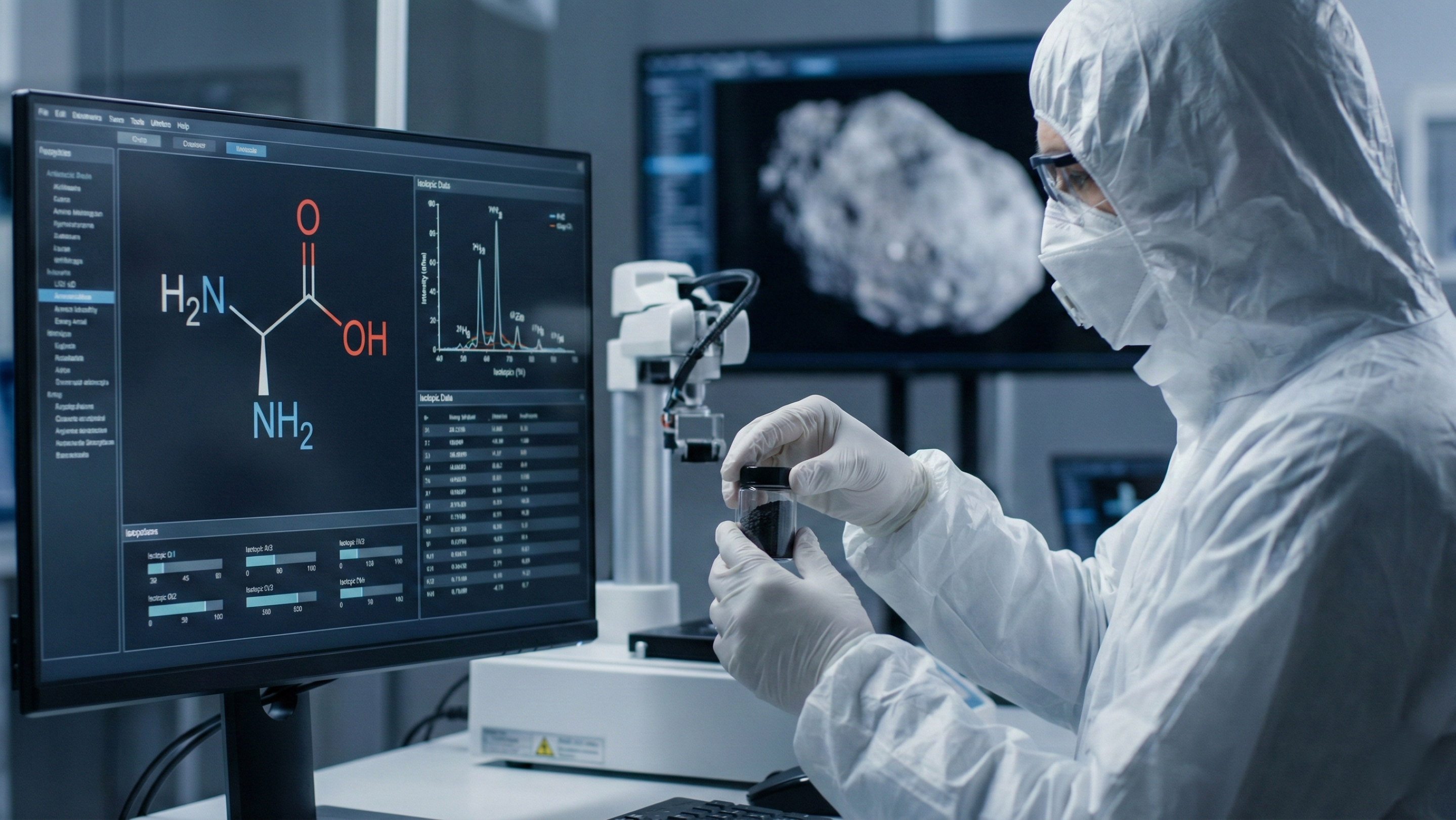 Amostras de asteroide Bennu revelam pistas inesperadas e mudam a ideia de onde a química da vida pode nascer