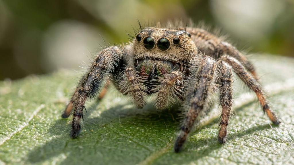 A aranha que “ouve” sem orelhas e percebe perigo antes de você