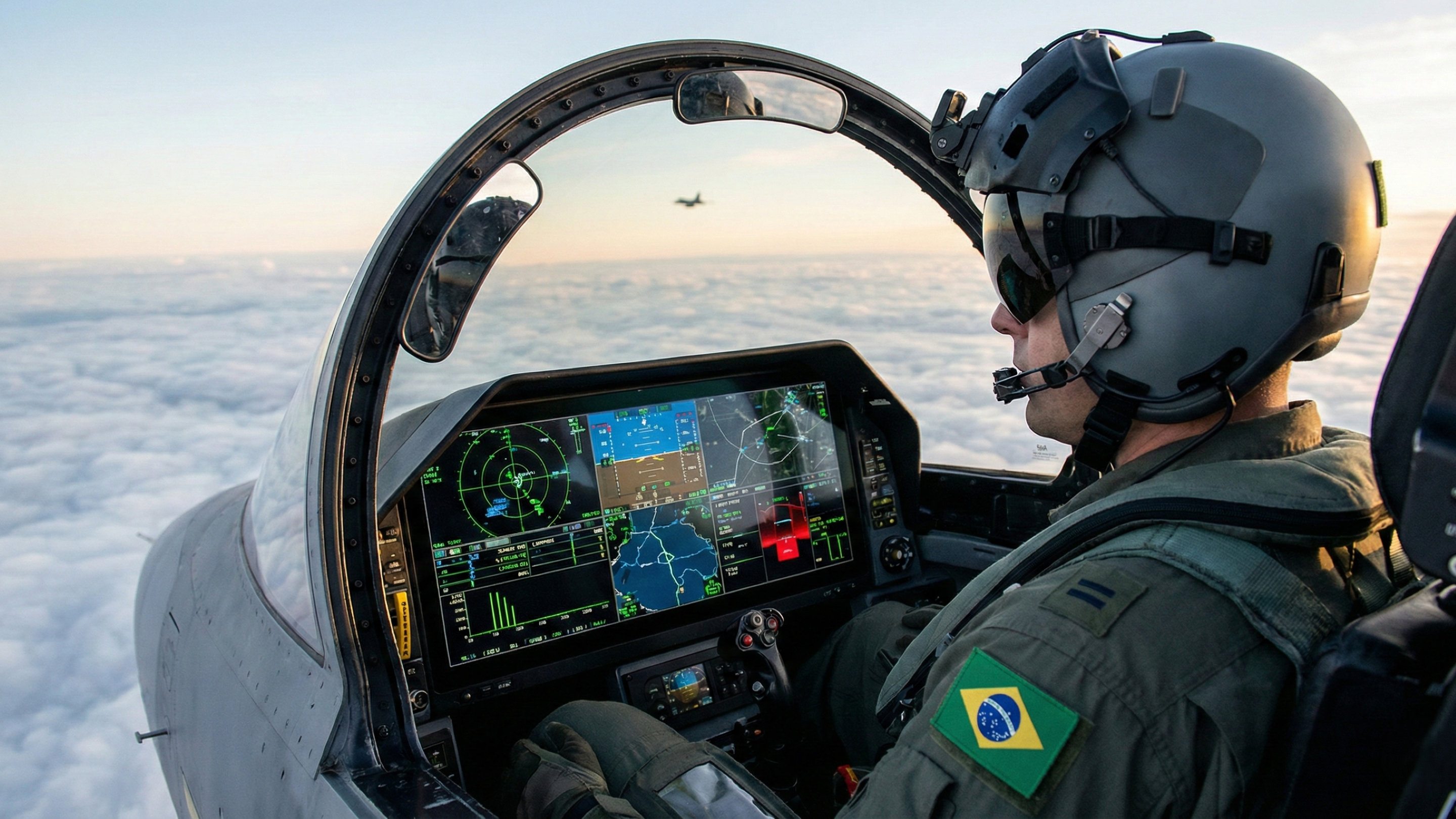 O detalhe invisível que decide a guerra aérea antes do contato entre caças