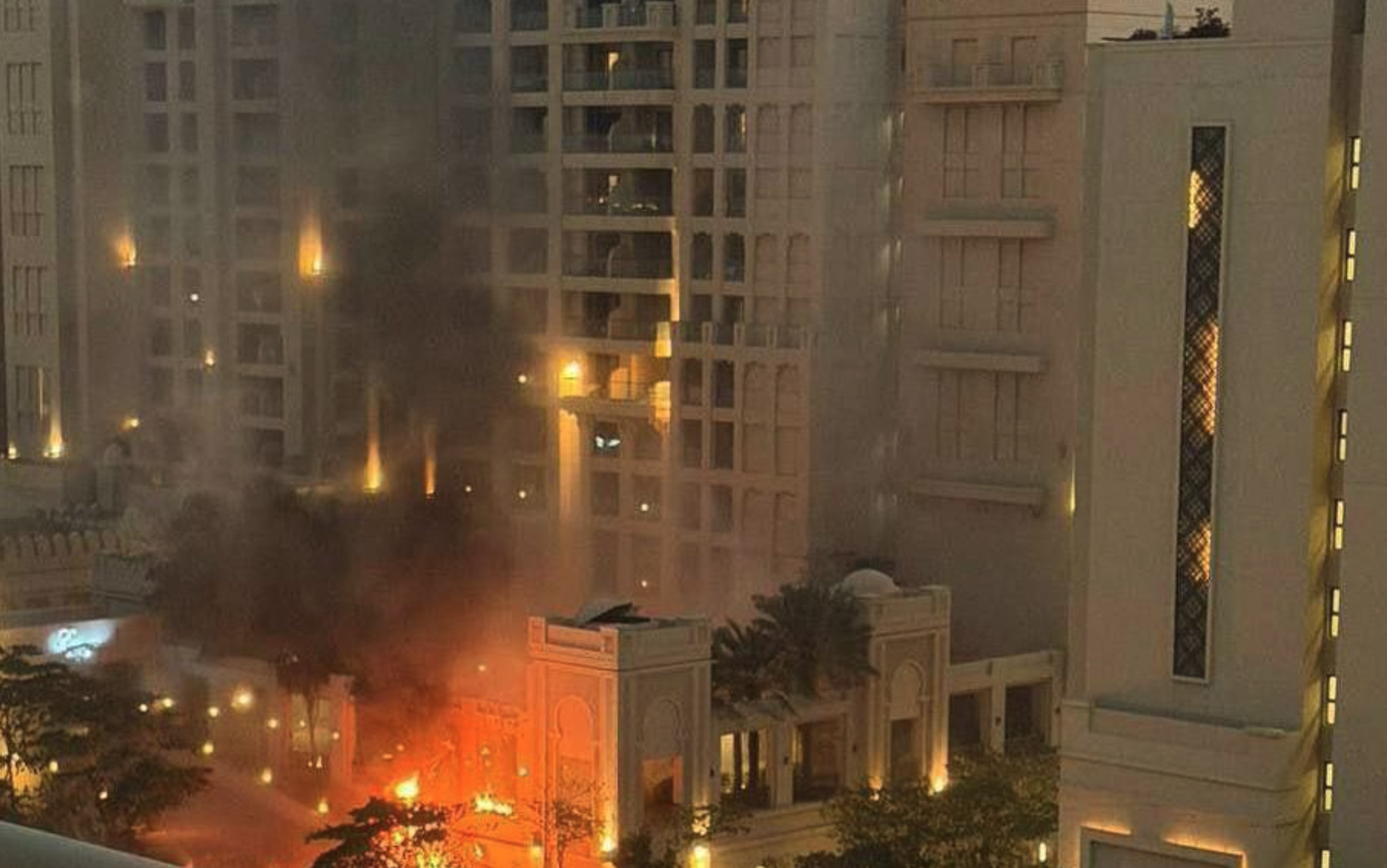 Explosão atinge hotel de luxo em Dubai após retaliação do Irã