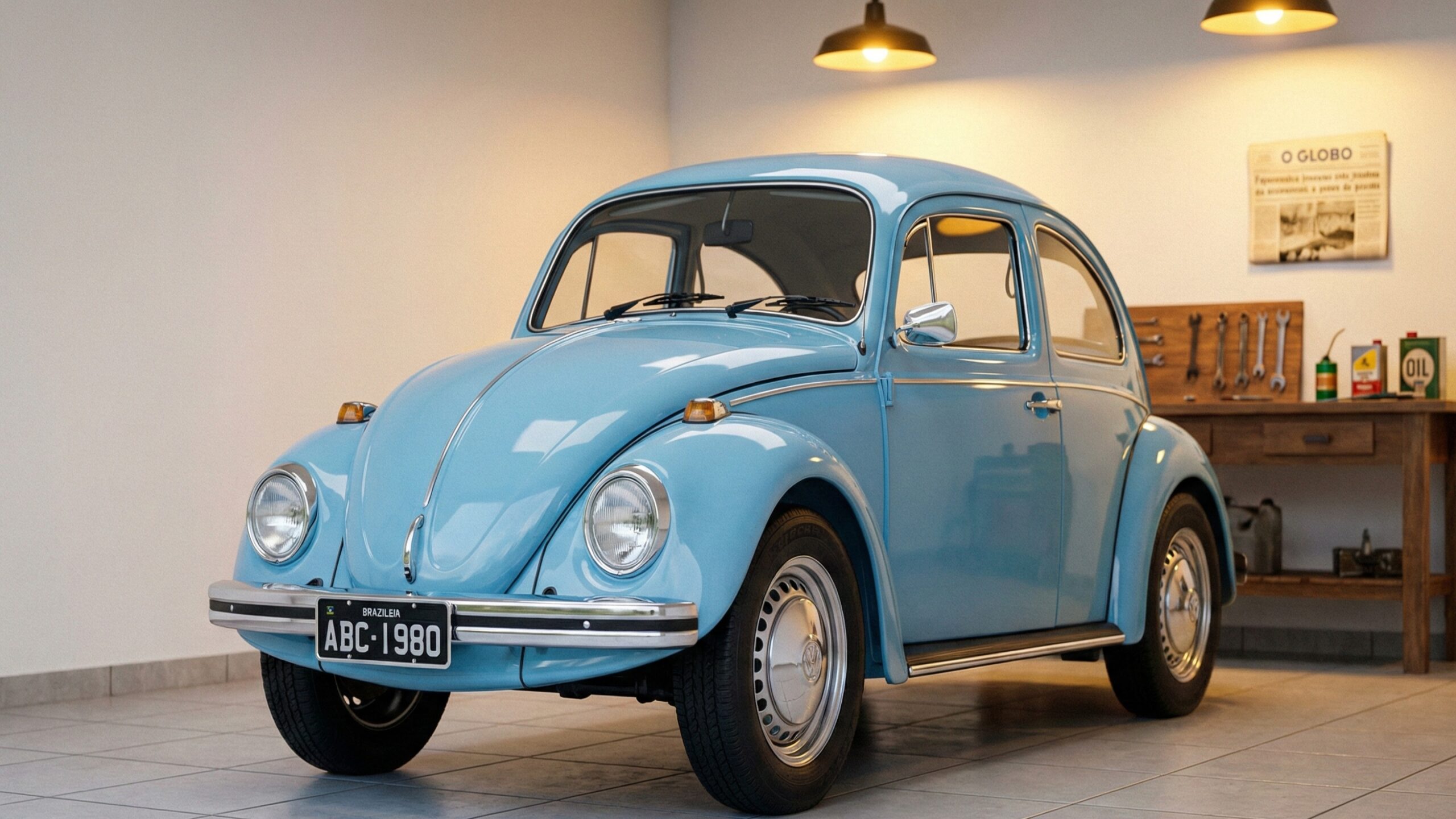 O valor do Fusca dos anos 80 em 2026 pode até assustar, mas é esse mesmo