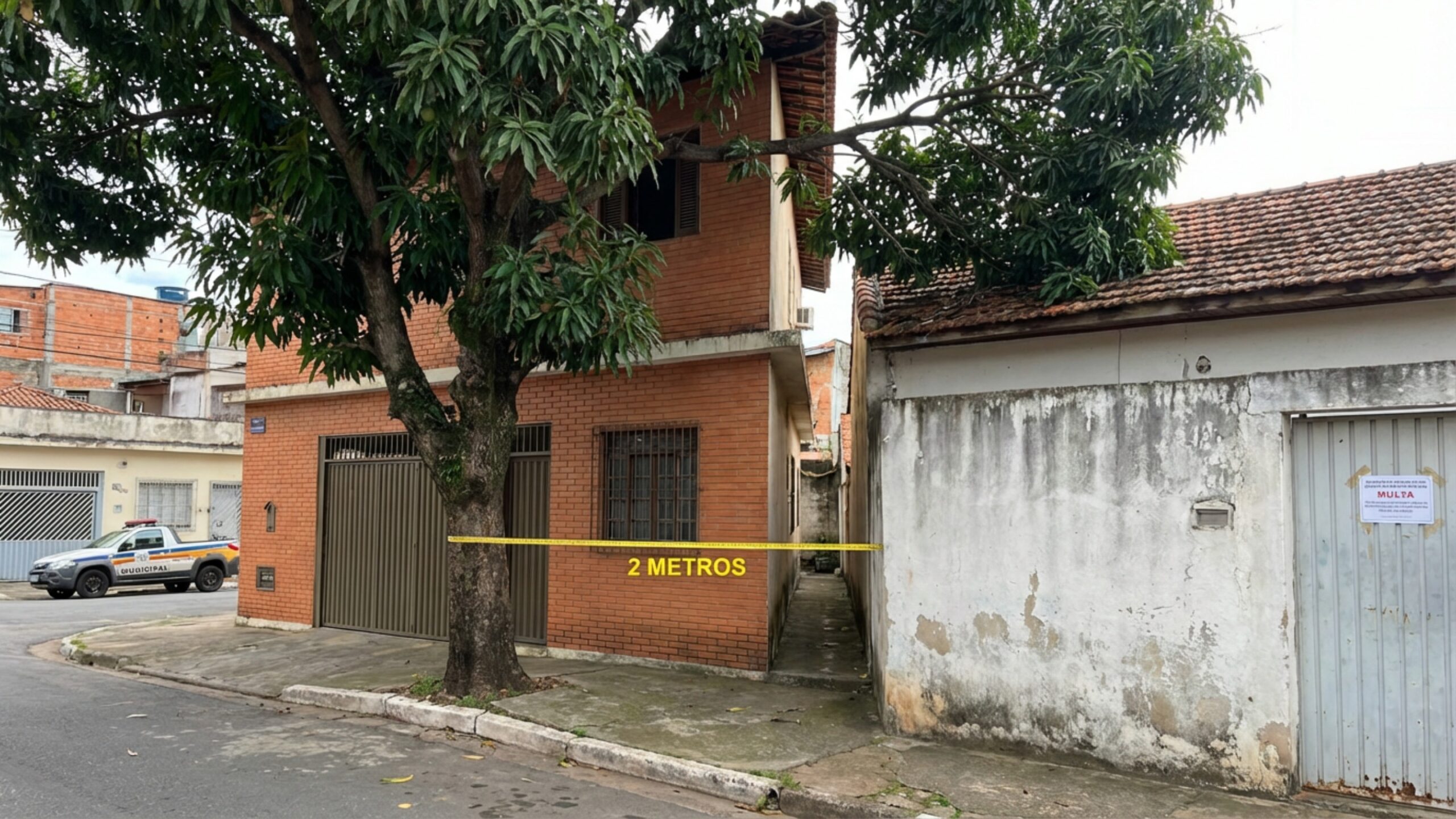 Proprietários de casas com árvores ou cercas vivas a menos de dois metros ou 50 cm de distância do imóvel do vizinho serão obrigados a podá-las ou enfrentarão as consequências