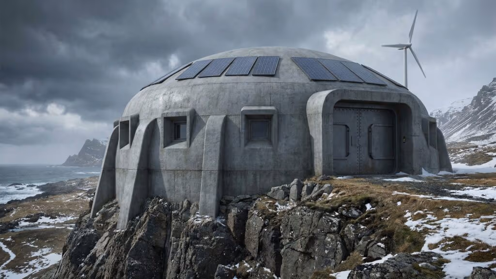 Como uma casa feita para durar para sempre resiste a furacões, terremotos e nevascas