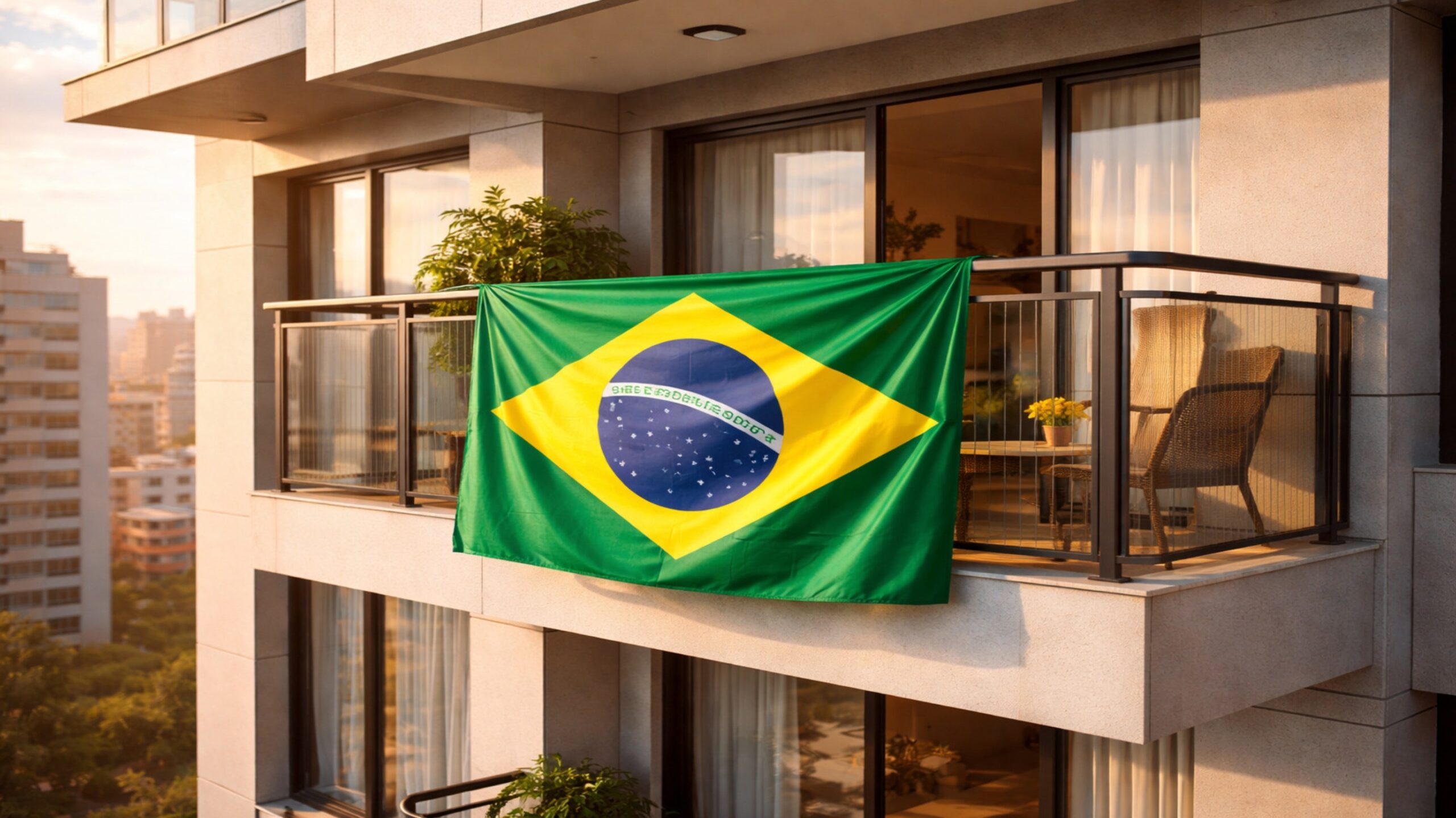 Pode colocar bandeira na janela do condomínio? Veja o que diz a lei