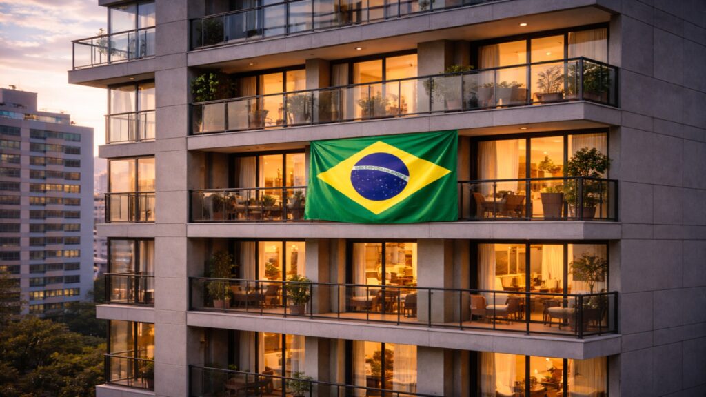 Pode colocar bandeira na janela do condomínio? Veja o que diz a lei