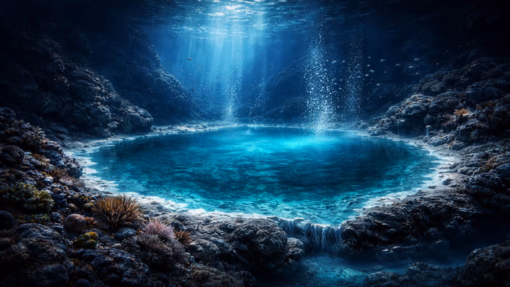 Lago no fundo do mar intriga cientistas por não se misturar com o oceano