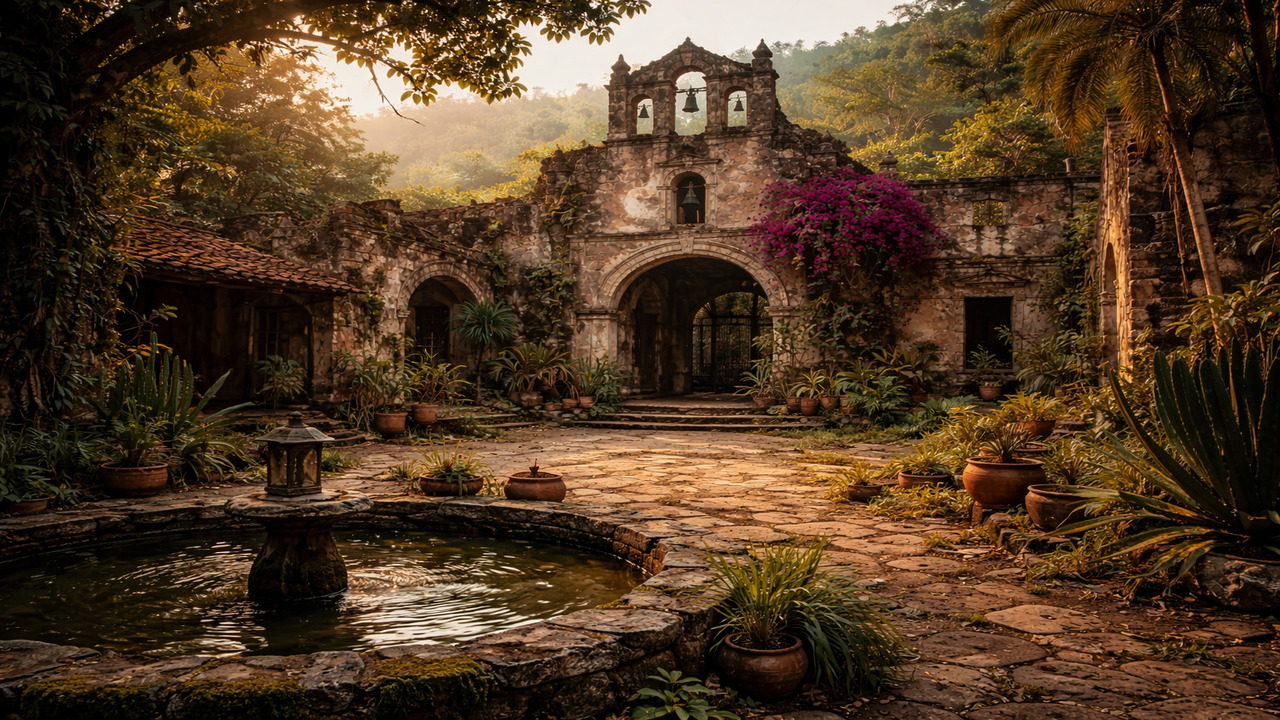 Hacienda abandonada no México tem 300 anos e ainda é habitada pelos donos