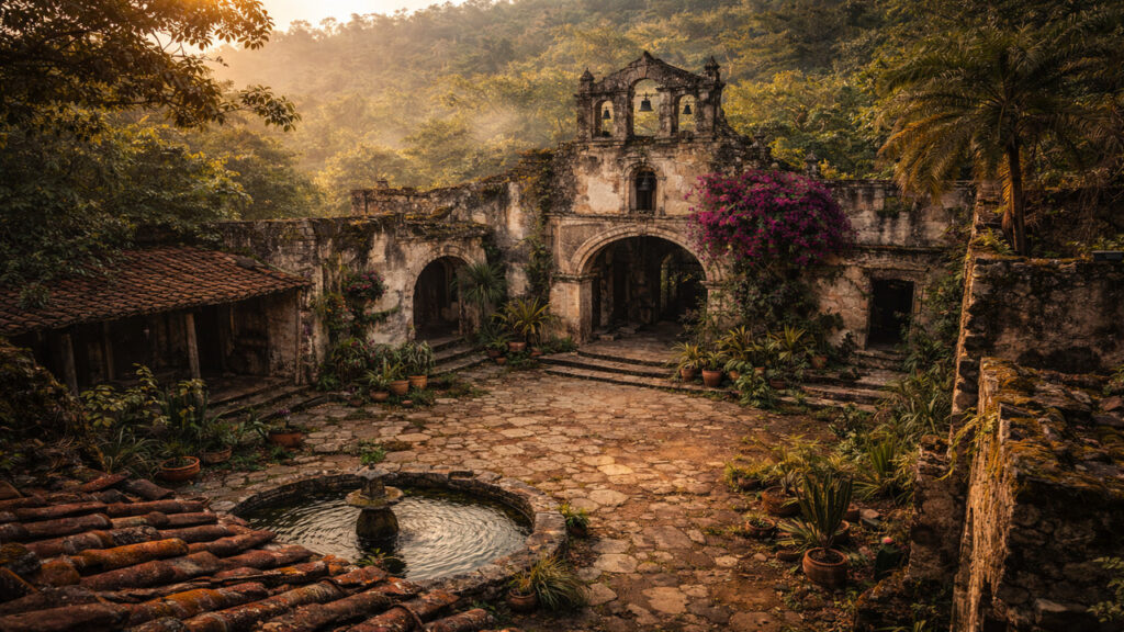 Hacienda abandonada no México tem 300 anos e ainda é habitada pelos donos
