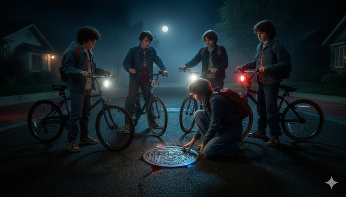 Cidade ordena a remoção de tampas de bueiro com a temática de 'Stranger Things' instaladas
