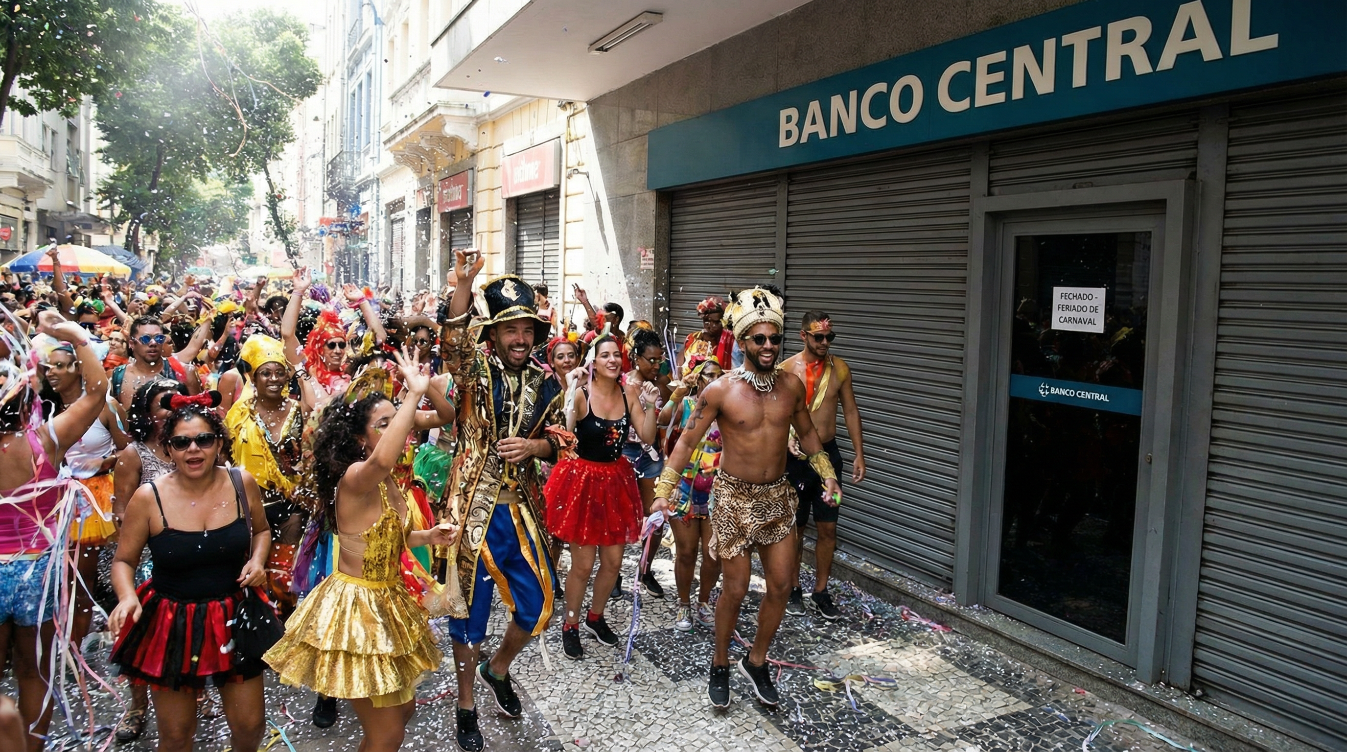 Comunicado dos bancos nesse Carnaval