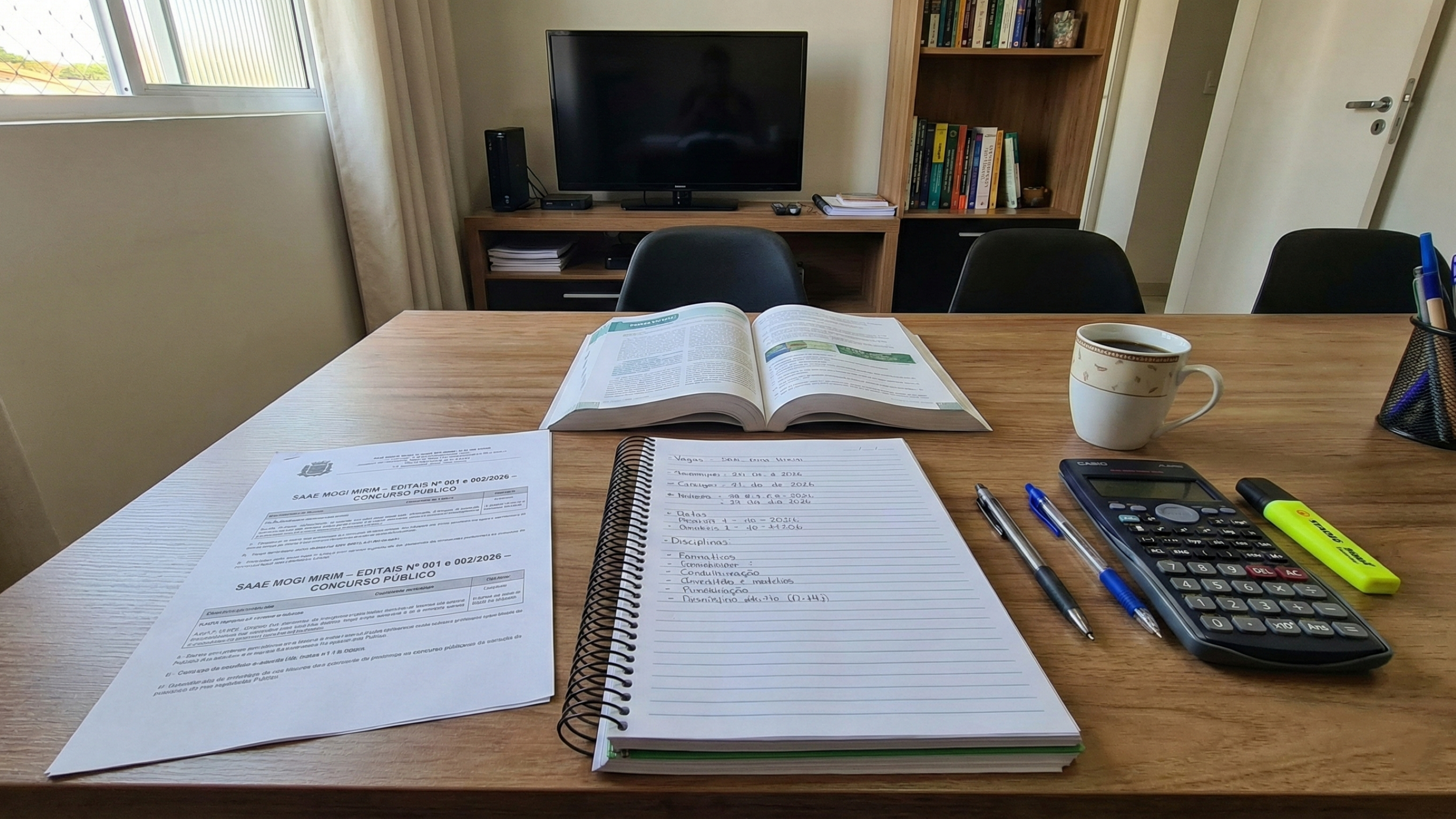 Concurso SAAE de Mogi Mirim abre 11 vagas e publica dois editais com inscrições em fevereiro de 2026