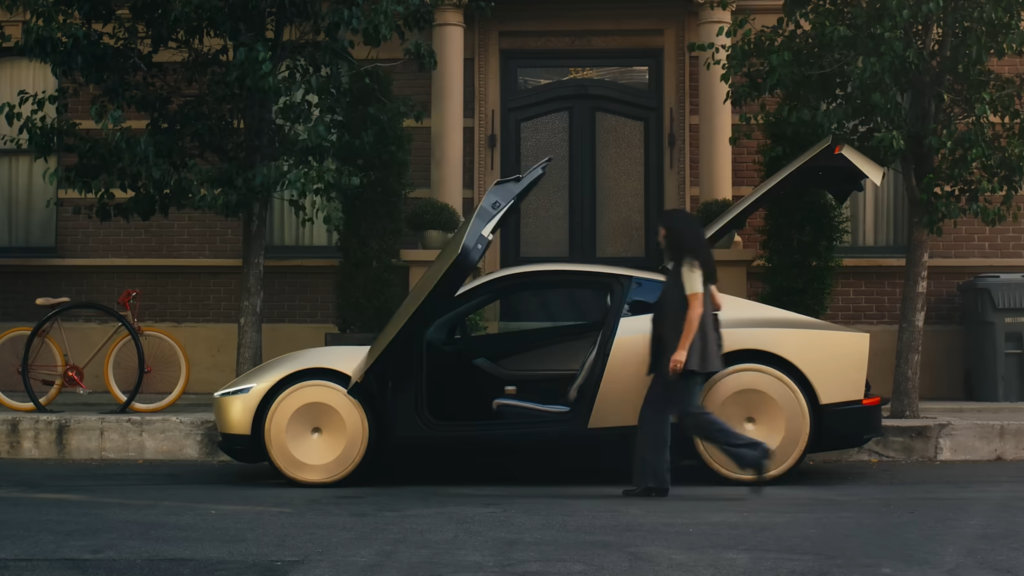 O Cybercab da Tesla elimina volante e pedais e coloca a autonomia em teste real com promessa de produção em 2026
