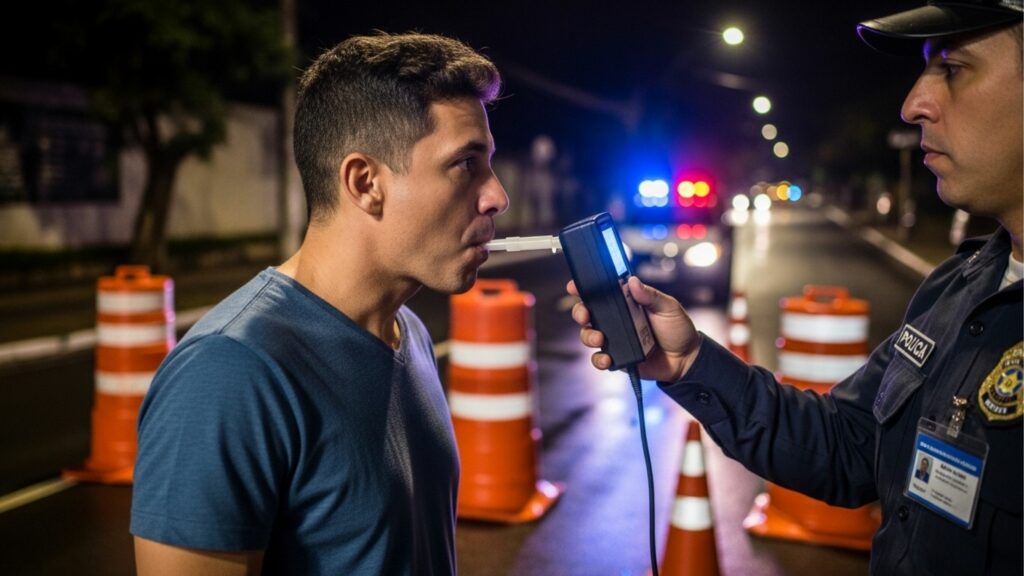 Beber pouco também aparece no bafômetro, entenda por que o teste não perdoa