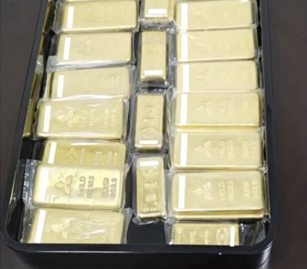 Doador anônimo envia 21kg de barras de ouro, avaliadas em $560 milhões, para companhia de abastecimento de água