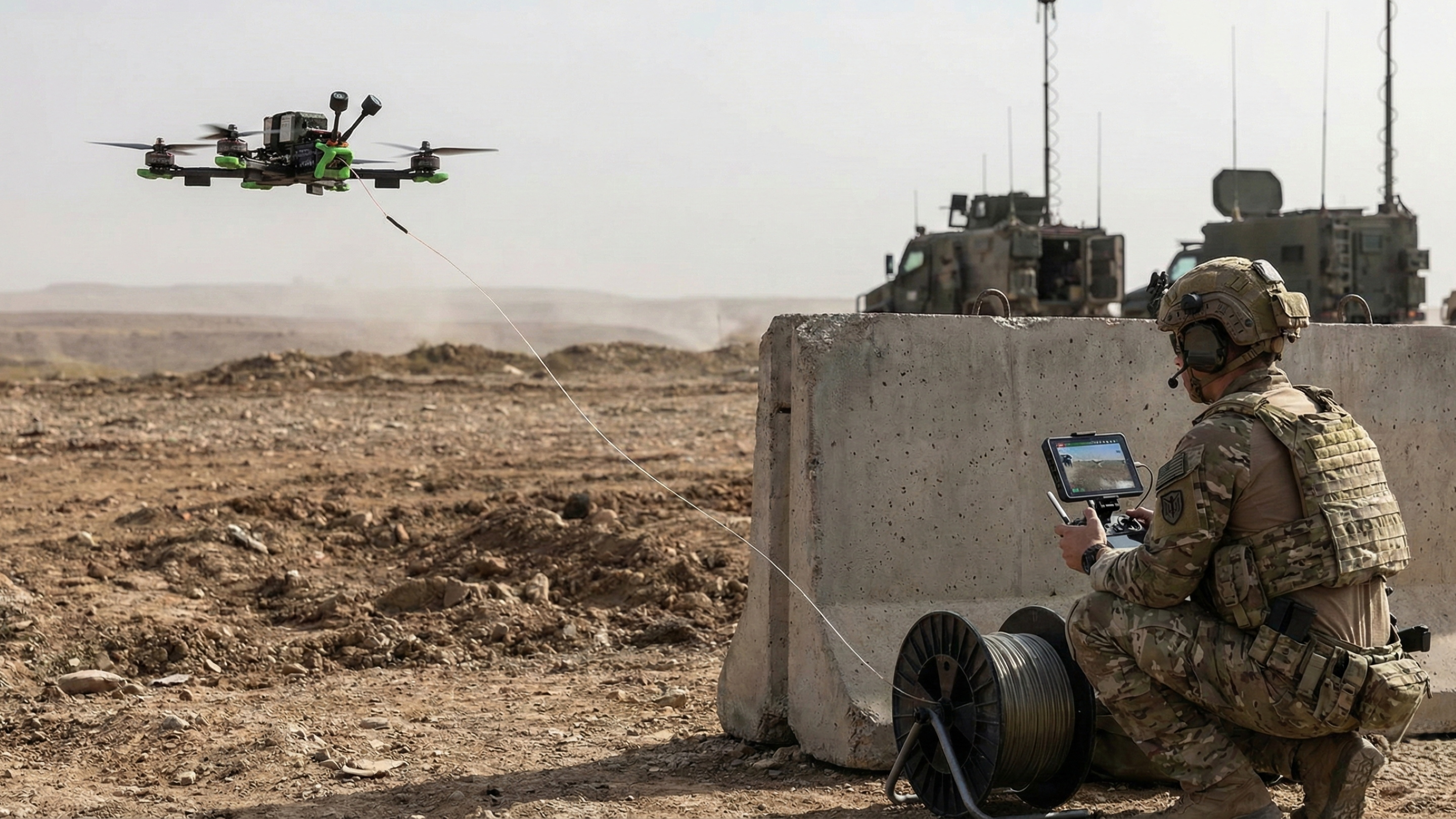 Drones FPV por fibra óptica: por que eles driblam jamming e mudam o jogo no campo em 2026