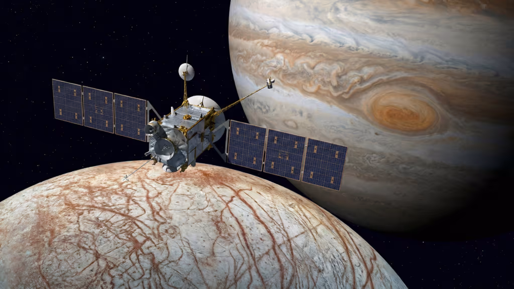 Missão Europa Clipper pode aproximar a ciência da resposta sobre vida em uma lua congelada de Júpiter