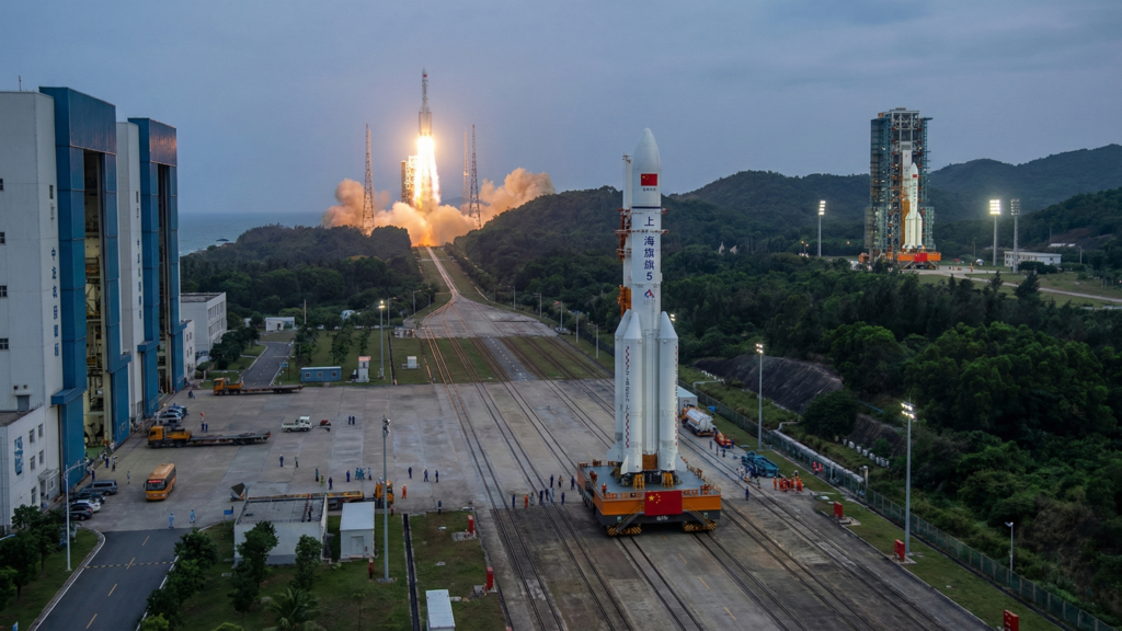 O espaço ficou mais cheio: China acelera, EUA mantêm volume e Europa tenta recuperar autonomia em órbita