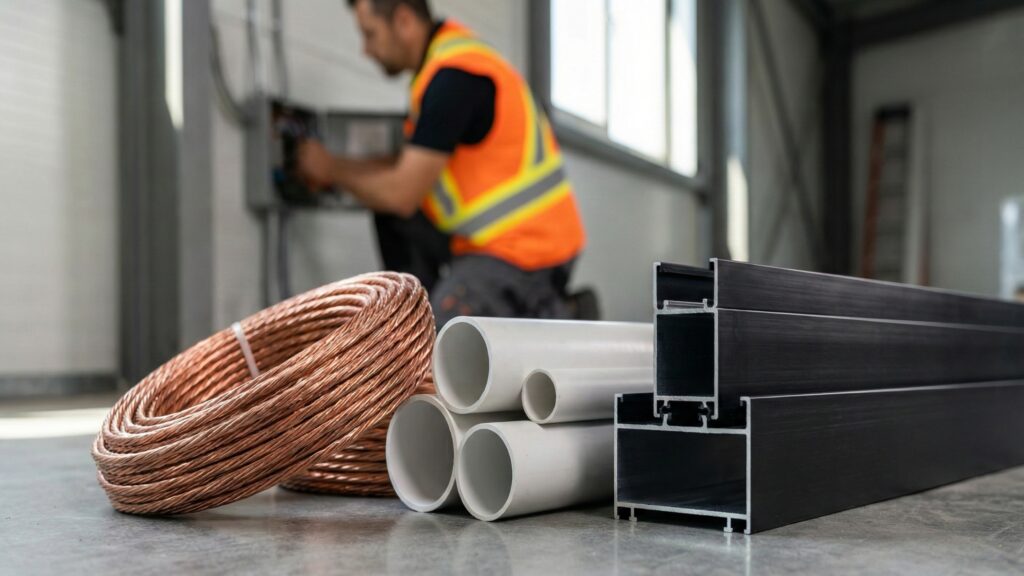 Materiais de construção influenciam diretamente o custo final da obra.