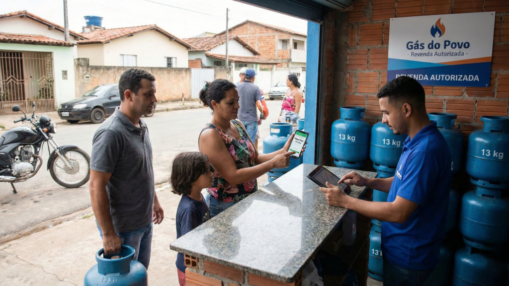 Recarga 100% gratuita do botijão: veja como funciona o Gás do Povo e o erro que bloqueia o benefício