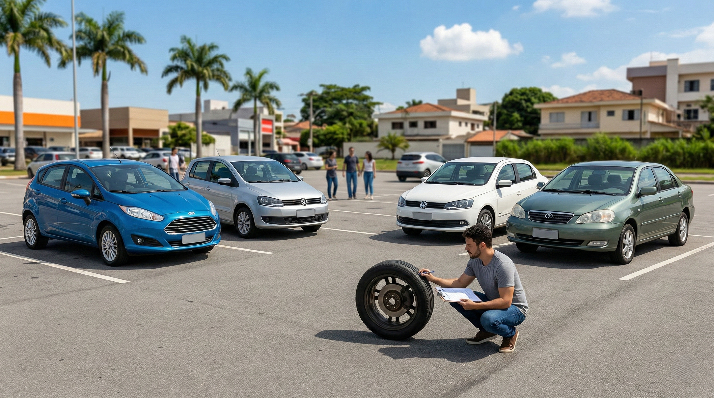 Por até R$ 40 mil na mão, você garante hatch, sedã e até SUV antigo